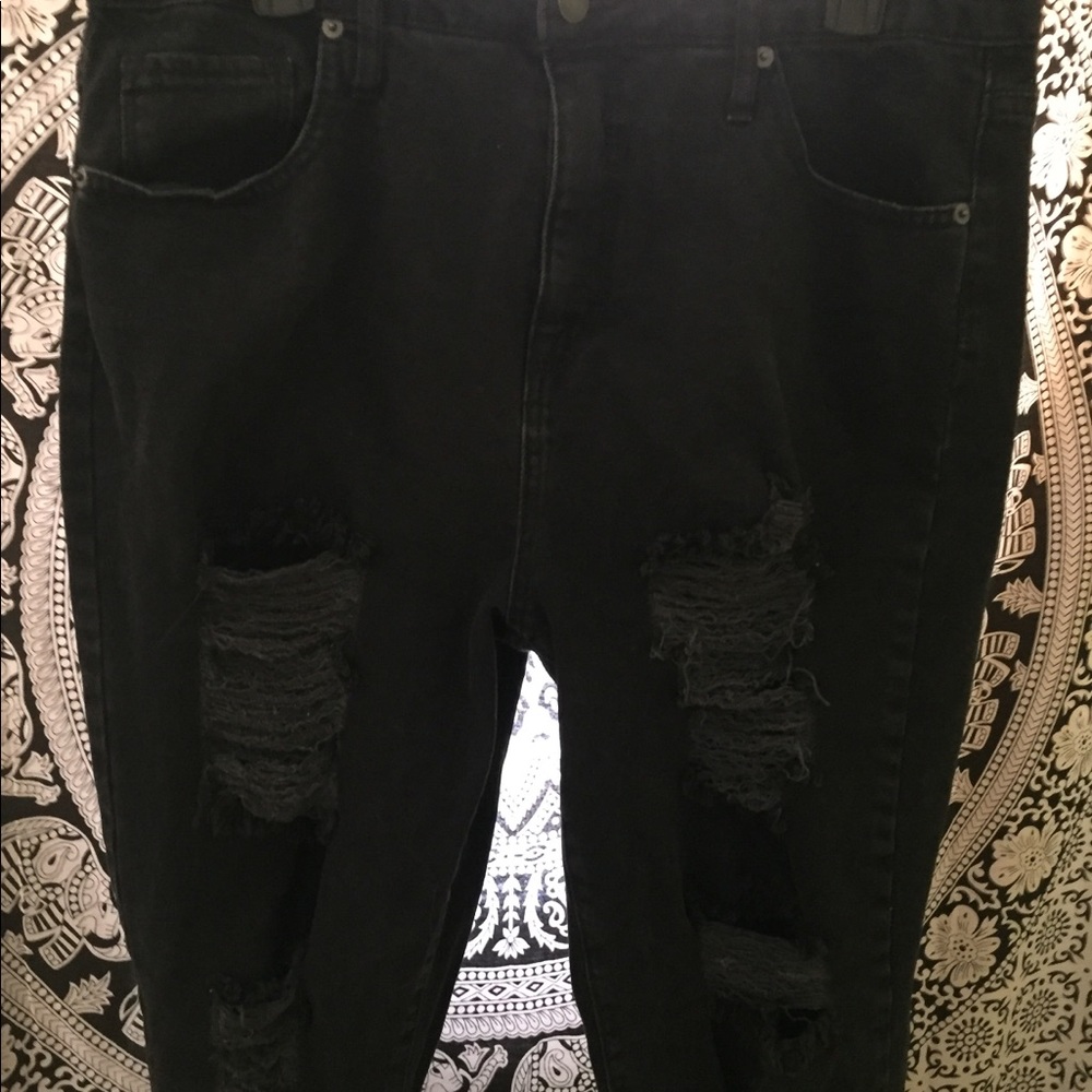 Target distressed mom/ boyfriend jeans